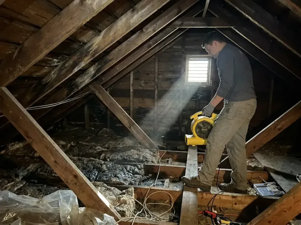 attic-water-damage-drying-proc-007 — frequently asked questions, Emergency Water Extraction & 24/7 Flood Response in Turley,…